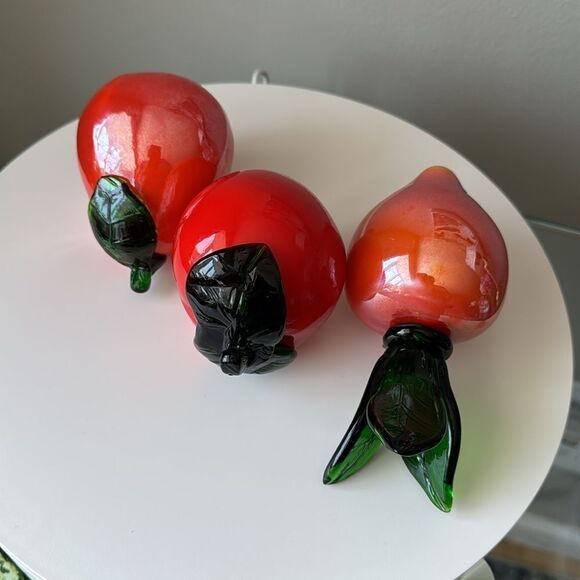 GLASS PEPPERS AND FRUITS - Picture 6 of 6